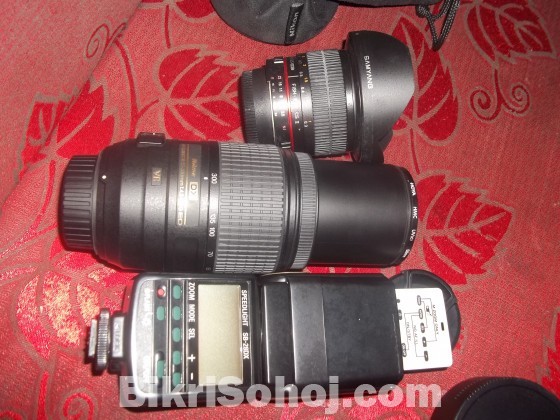 Nikon Flash and Lens